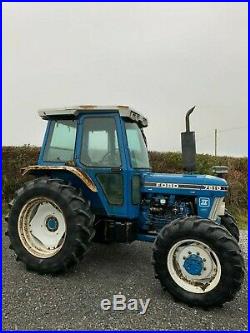 Ford 7610 series 2 4x4 Super Q Cab 4 cylinder turbo Tractor