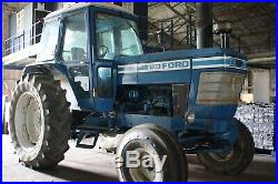Ford 8100 tractor 2 wheel drive q cab starts and drives nicely classic tractor