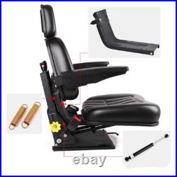 Forklift Seat Tractor Suspension Seat Headrest & Up and down Adjustable