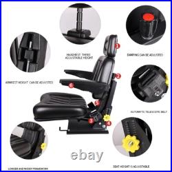 Forklift Seat Tractor Suspension Seat Headrest & Up and down Adjustable