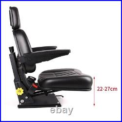 Forklift Seat Tractor Suspension Seat Headrest & Up and down Adjustable