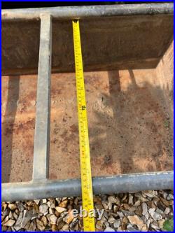 Galvanised Animal Feed/ Water Troughs 4' Long x 1