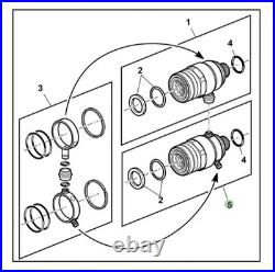 Genuine John Deere Tractor Hydraulic Quick Coupler AL210587 6830 6930 7130 723