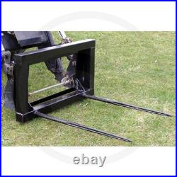 Granit Tractor Bale Spike Euro 8 Twin Tine Model 1100mm Tines