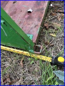 Green Metal Tractor-Mounted Storage Tool Box transport box