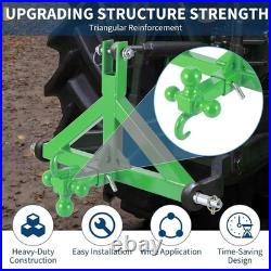 Heavy Duty 3-Point Linkage Hitch Receiver for Category 1 Tractor 2720kg Capacity