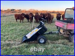 Heavy duty ATV Tipping Trailer 4 and 2 wheeled Farming Equestrian, 1200lb 540kg Heavy duty ATV Tipping Trailer 4 and 2 wheeled Farming Equestrian, 1200lb 540kg