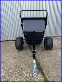 Heavy duty ATV Tipping Trailer 4 and 2 wheeled Farming Equestrian, 1200lb 540kg