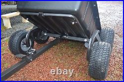 Heavy duty ATV Tipping Trailer 4 wheeled Farming Equestrian 1500lb