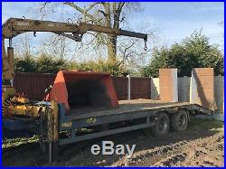 Herbst Tractor Low Loader With Hiab, Air Brakes, Crane Trailer, Digger, Tractor