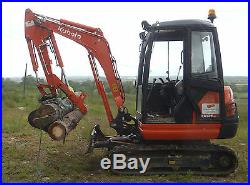 Hydraulic digger excavator log landscaping grapple thumb grab 2.7t -4 ton