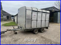 Ifor Williams 10ft Demount Cattle Trailer With Decks. Tractor Loader Sheep Jcb