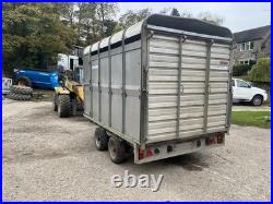 Ifor Williams 10ft Demount Cattle Trailer With Decks. Tractor Loader Sheep Jcb