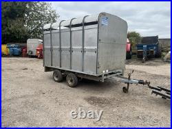 Ifor Williams 10ft Demount Cattle Trailer With Decks. Tractor Loader Sheep Jcb