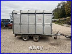 Ifor Williams 10ft Demount Cattle Trailer With Decks. Tractor Loader Sheep Jcb