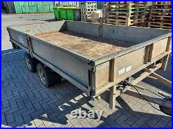 Ifor Williams Flat Bed Drop Side Trailer LL126G 12ft x 6ft 3500kg Steel Ramps