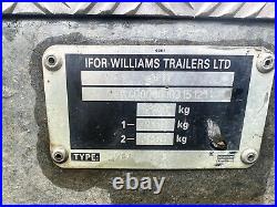 Ifor williams GX84 Plant trailer 2.7 Ton