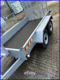 Indespension Ad2000 2600kg Twin Tandem Axle Plant Mini Digger 8x4 Trailer