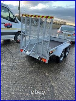 Indespension Ad2000 2600kg Twin Tandem Axle Plant Mini Digger 8x4 Trailer
