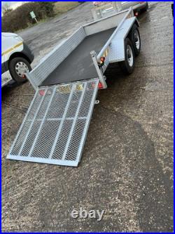 Indespension Ad2000 2600kg Twin Tandem Axle Plant Mini Digger 8x4 Trailer