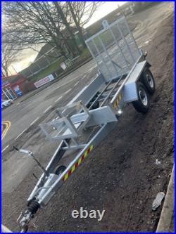 Indespension Ad2000 2600kg Twin Tandem Axle Plant Mini Digger 8x4 Trailer