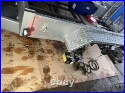 Indespension Ad2000 2600kg Twin Tandem Axle Plant Mini Digger 8x4 Trailer