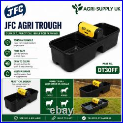 JFC DT30FF 30 GALLON 136L WATER TROUGH Fast Fill Plastic 75L/min Horses Cattle