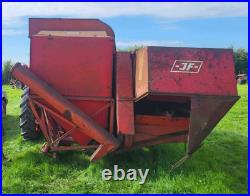 JF MS105 tractor propelled wrap around combine, working condition NO TRACTOR