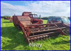 JF MS105 tractor propelled wrap around combine, working condition NO TRACTOR