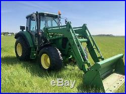JOHN DEERE 6220, Ex Council, Loader Tractor, Grass Tyres, Trailer, Forklift