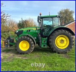 JOHN DEERE 6R 185, Auto Power, 50K, 540hrs, 2025, Front Linkage and PTO Red