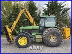 John Deere 3050 Tractor With Herder Grenadier BK120S Hedge Cutter Trimmer +VAT