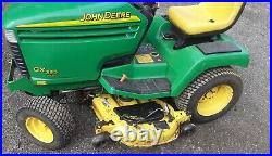 John Deere 355 diesel tractor mower c/w power steering diff lock cruise control