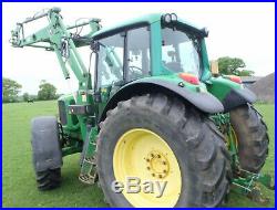 John Deere 6620 Tractor Power Quad 740A fore end loader