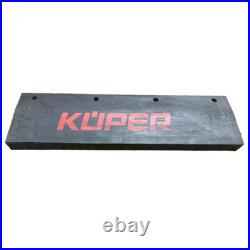 KÜPER GK5 700mm Rubber Ceramic Snow Plough Cutting Edge Wear Blade Abrasion