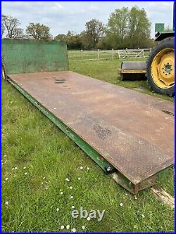 Ken Wooton Low Loader Trailer, Plant, Small Holding, Digger