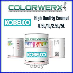 Kobelco Aqua/YellowithDark Grey Paint High Quality Enamel Spray/Brush 0.5L-5L