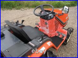 Kubota 4WD compact tractor with tiller rotavator