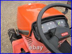 Kubota 4WD compact tractor with tiller rotavator