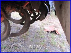 Kubota 4WD compact tractor with tiller rotavator