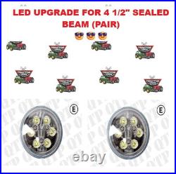 LED UPGRADE-Sealed Beam 4 1/2 Head Lamp JOHN DEERE TRACTOR 3130 1640 1840 2040