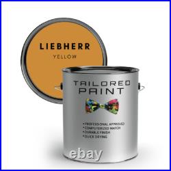 LIEBHERR YELLOW Tractor Digger Machinery 5L 2K Acrythane Paint