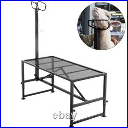Livestock Stand, Trimming Stand 51x23 inches Livestock Trimming Stands for Goats
