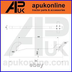 Loader Mounting Bracket Pair LH & RH Weld On for JCB Tool Carrier Toolcarrier