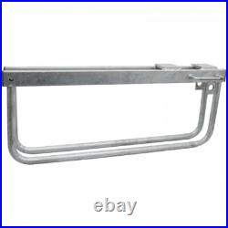 Lockable Steel Gate Throw Over Loop 34inch Galv'd Finish