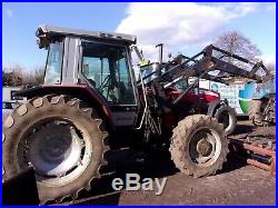 Massey Ferguson 3080 tractor, loader, bucket, muck fork & bale spike, £11000.00