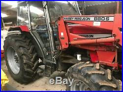 Massey Ferguson 375 tractor with Loader and Bucket
