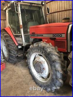 Massey ferguson 3080 4wd tractor 8700 hours 6 cylinder 100 hp