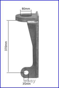 Matbro John Deere Pin & Cone Weld on Loader Brackets Pair