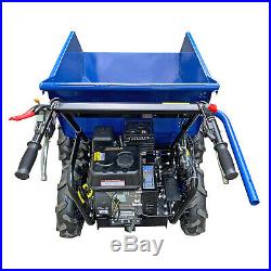 Mini Dumper Power Barrow Loader 500kg Load Petrol 196cc Manual Tip 4WD HYUNDAi